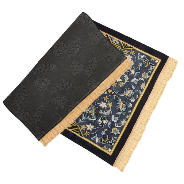 Thick Padded Muslim Prayer Mat with Tassels, Traditional Patterns Islam Prayer Rug Comfortable Kneeling Floor Mat Islamic Mat Prayer Mat Eid Ramadan Gift