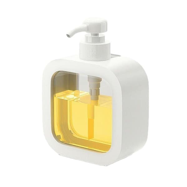 Sæbedispenser, genopfyldelig køkkensæbedispenser og badeværelsessæbedispenser, opvaskemiddelbeholder, 300ML, 4 stk.