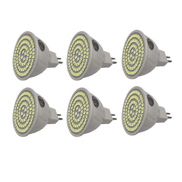 6-pack 8W MR16 LED Bulbs Spotlight Lamp Light Source Daylight Lighting Downlight Energy Saving (Warm White) (FMY) As Shown As Shown