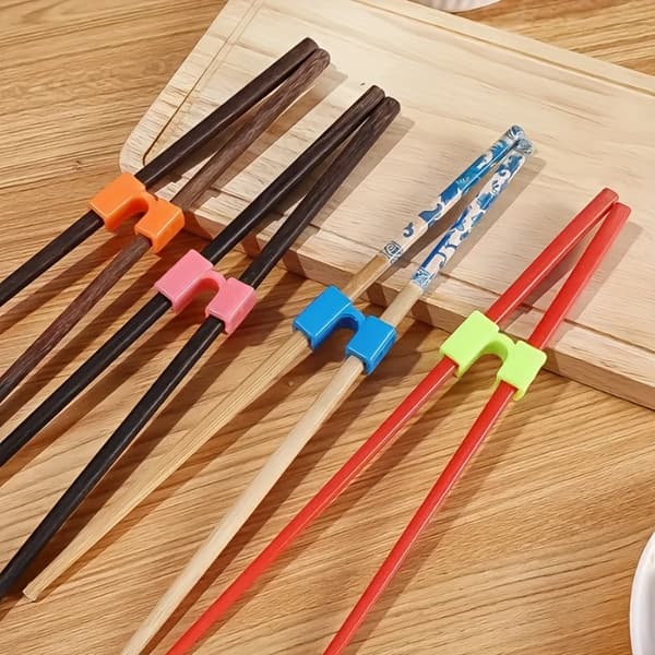 2 Pieces Beginner Chopsticks, Easy Non-Slip Training Utensils for Adult Beginners
