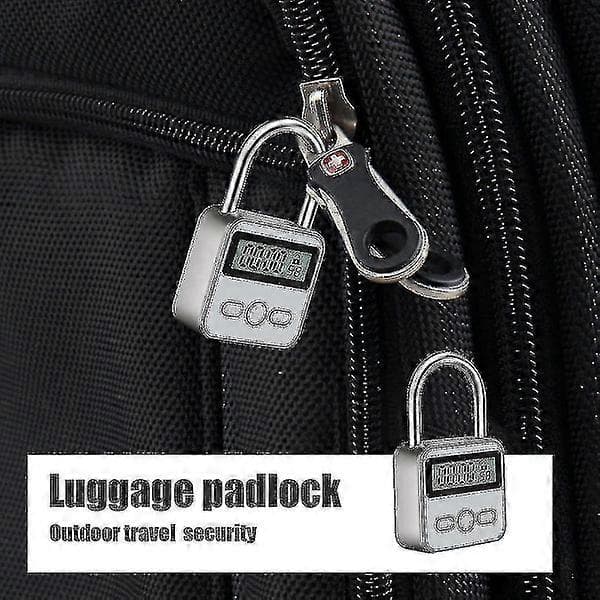 Smart Time Lock, Metal Time Lock, Up to 99 Hours, with LCD Screen, Time Manager, Unlocks Only When Time is Up - Self-Discipline