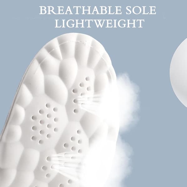 Super Soft Memory Foam Insoles with Storage Bag - Breathable Replacement Shoe Soles - Shock Absorption - Arch Support