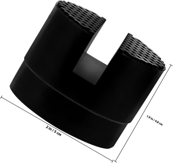 Rubber Jack Pad Pinch Weld Jack Pad with Stabilizer Adapter Suitable for Car and RV Maintenance