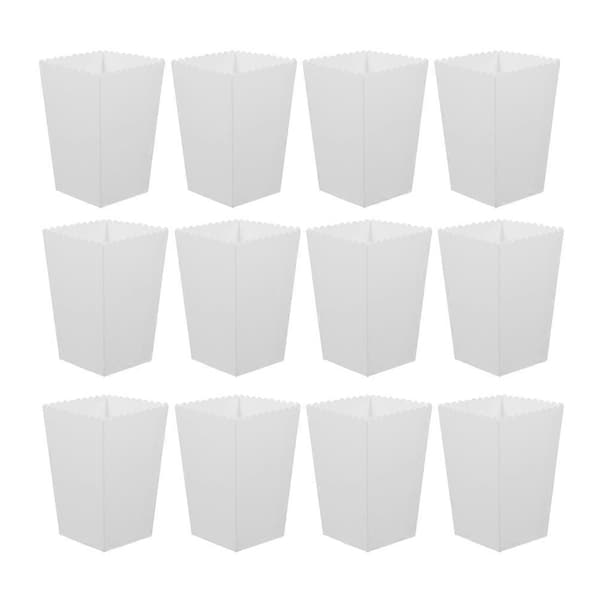 Papirpopcornbokser for matpakking med 36 festpopcornbøtter (LGL)