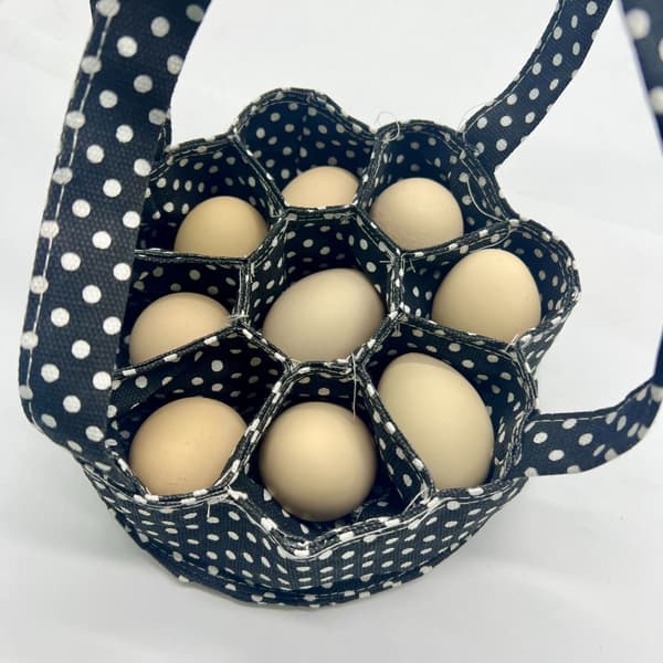 Chicken Egg Basket | 9-Compartment Egg Basket to Keep Eggs Fresh (FMY)