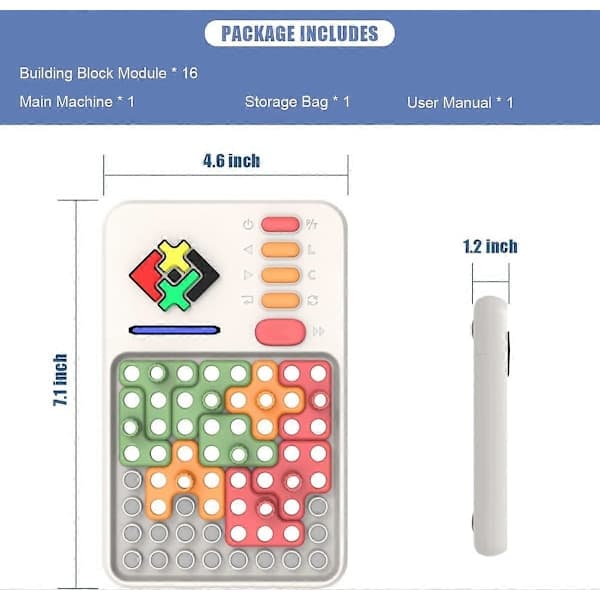 Super Blocks -kuviopulmapeli, yli 1000 haastetta, aivojumppaa ja STEM-lelu