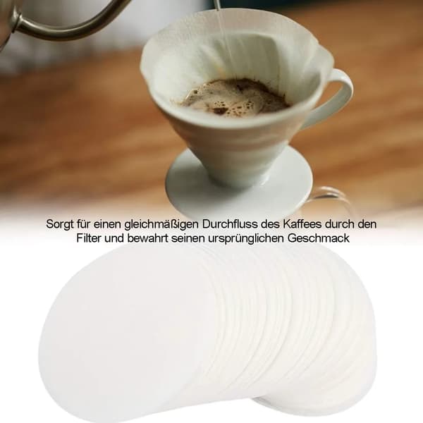 Runde kaffefilterpapir til espresso 350 stk.