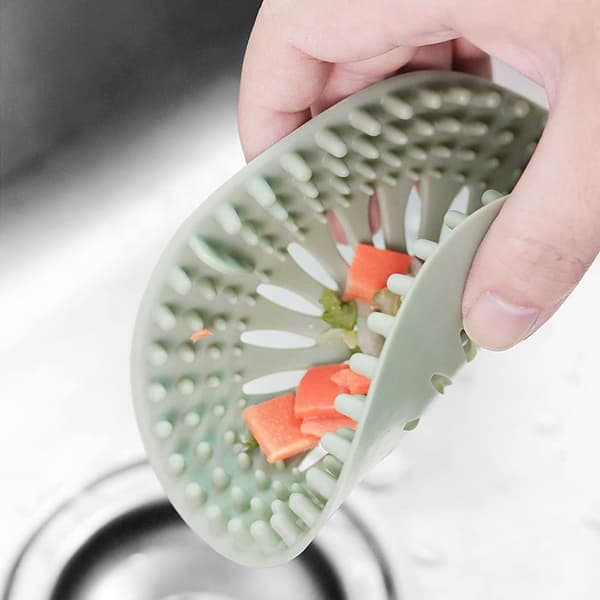 Silicone Drain Strainer - Bathtub Drain Cover Filter - Kitchen and Bathroom Drain Strainer