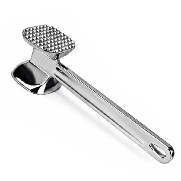 Meat Tenderizer Hammer Double Sided Spikes Meat Hammer, Model: Black
