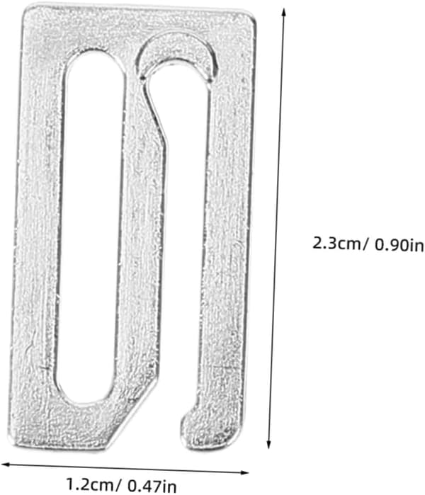 8pcs Hair Cape Strap Buckle Replacement Hooks for Barber Cape Strap Slide Hook for Hairdressing Cloth