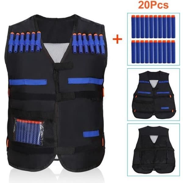Vest - Svart - Høy kvalitet - Unisex Barn