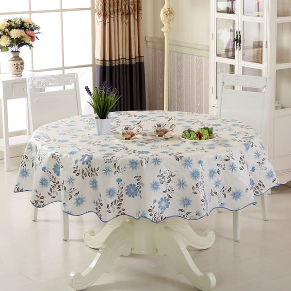 150 cm rund hotellduk ensfarget restaurantduk polyesterstoff duk hjem middagsbordsduk, vaskbar duk til bryllup