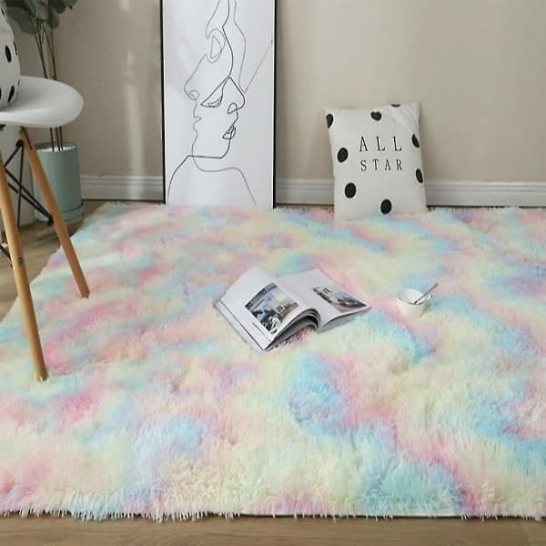 Tepper Kunstig Pels Grå Sengeteppe Sofateppe, Supermykt Teppe For Stue Soverom Barnerom Bil Spisestue Teppe Fluffy Barneteppe