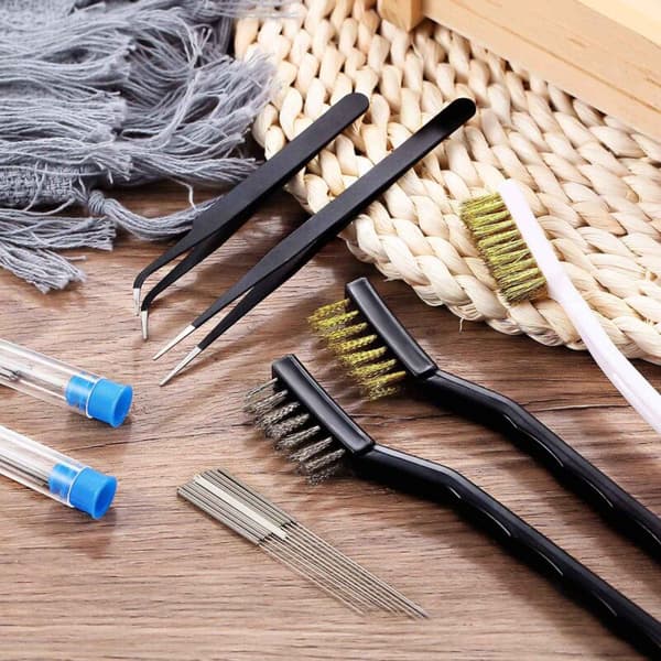 40-piece 3D Printer Nozzle Cleaning Kit, 28 Needles with Copper Removal Pliers and Tweezers