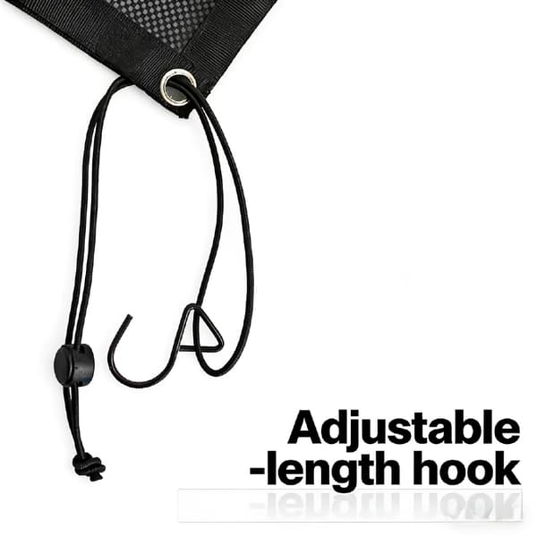 Adjustable Pet Safety Barrier with Storage Bag - Pet Distraction Net