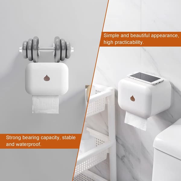 Vedenpitävä WC-paperiteline seinään asennettava WC-paperinpidike