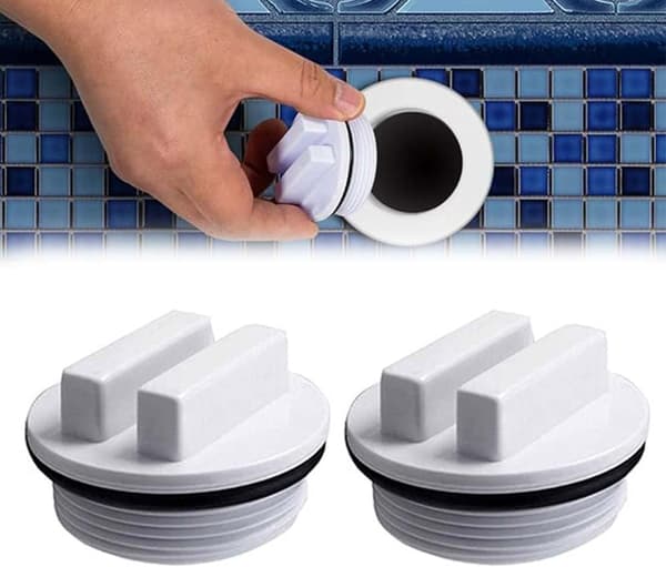 Stykker PVC-prop O-ring sæt med vinterpoolpropper fryseprop til returledning skimmer ventil pool