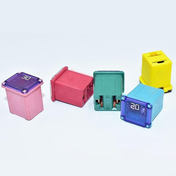 12 pcs Low Profile Jcase Fuses for Trucks and SUVs - Compatible with (20a/25a/30a/40a/50a/60a)