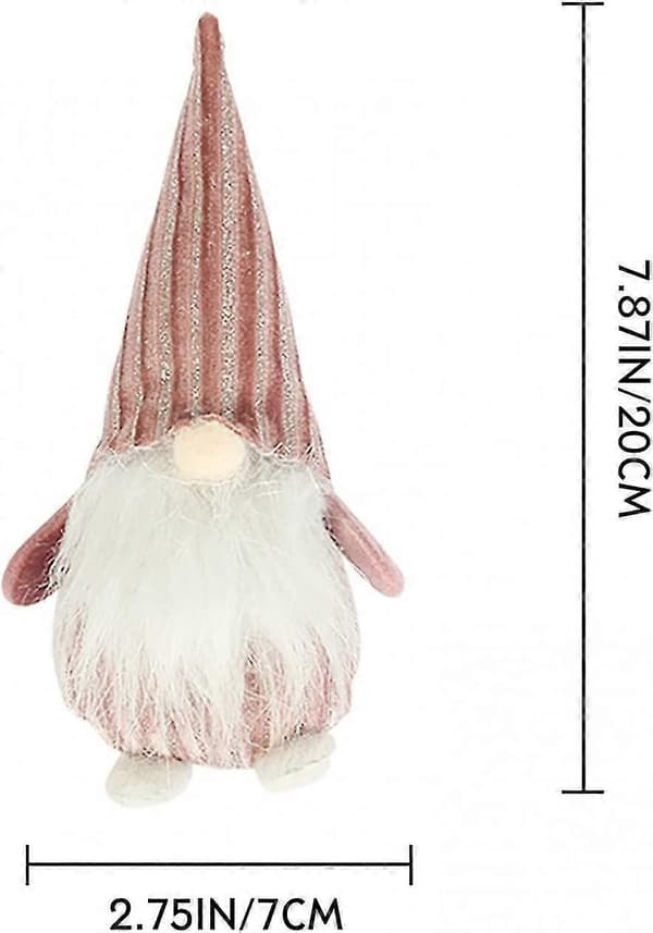 Jultomte Presentprydnader Snögubbe Träd Leksak Docka Häng Dekorationer, Ansiktslösa Dockprydnader Presentpåse Semesterpresent