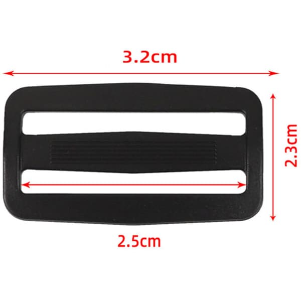 4 Quick Release Buckles: 25mm Buckles and Fasteners, Belt Loop, Suitable for Repairing Backpacks, Securing Luggage Straps, etc.