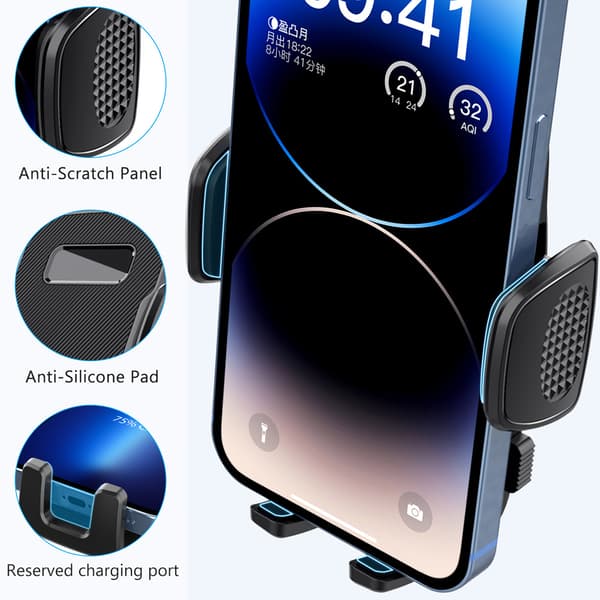 New Car Phone Holder, Suction Cup Car Center Console Dashboard Universal Navigation Fixed Support Bracket