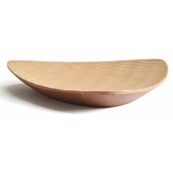 Beechwood Plate Hand Carved Scale Triangular Snack Plate Side Dish Plate Wooden Plate Hotel Supplies