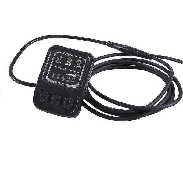 Electric Bicycle Display G20 LCD Display Control 24v 36v 48v Speedometer Wired Sm Connector