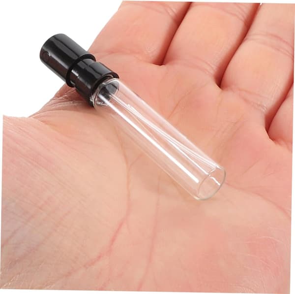 12 st Mini Glas Parfymsprayflaskor Påfyllningsbara Rese Köln Atomizer Provflaska