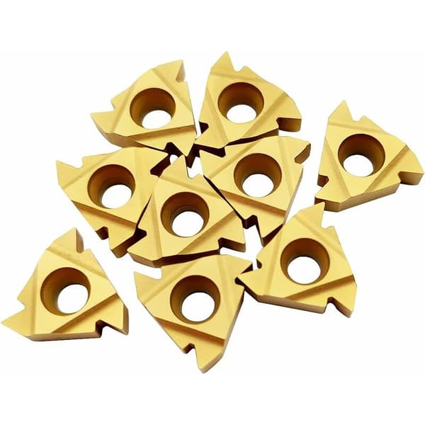 5/8 SER1616H16 Indexable Carbide Threading Tool Holder with 10pcs 16ER AG60 BP010 Carbide Inserts