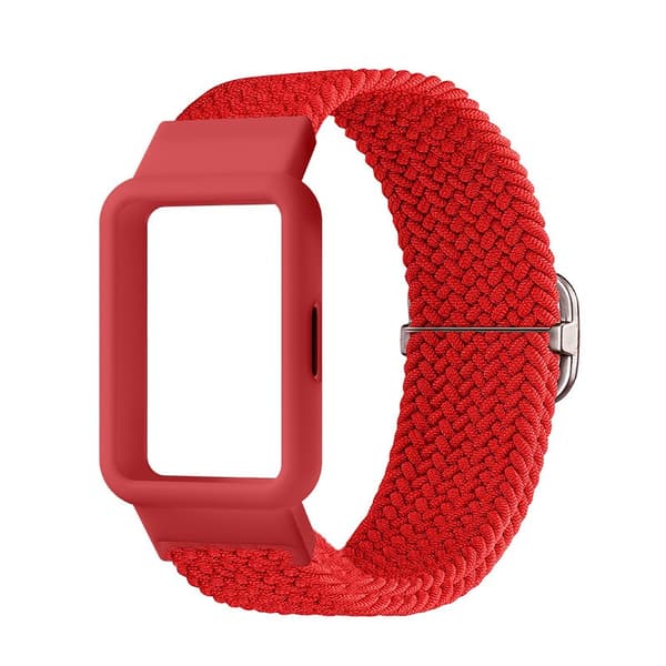 Flettet justerbar rem i ét stykke til Samsung Galaxy Fit3 | Velcro.rød red