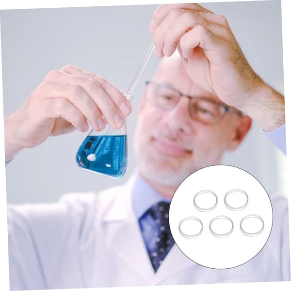 Glass Petri Dishes, High Borosilicate Glass Material, 5 Pcs with Reliable and Practical Design