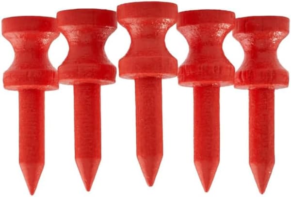 100 stk. Golf Tee | Flere farver & størrelser | Castle Golf Tees | Standard Golf Tees | Miljøvenlige & Holdbare Golf Tees