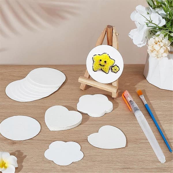 Foam Textured Paper 3D Drawing Magic Canvas Sponge with Water Brush