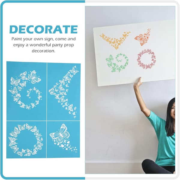 Reusable DIY Mesh Screen Stencil Silkscreen Printing Transfer Template Washable Self-Adhesive Printing Mesh