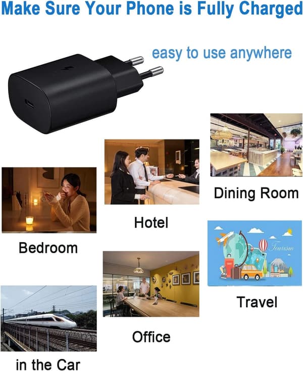 25W Samsung hurtigoplader USB C oplader stik PPS opladerstik