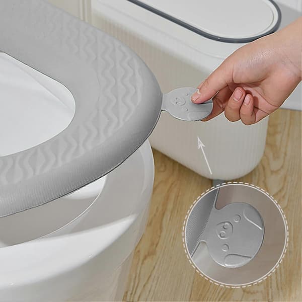 1 st toalettsitsdyna, vattentät, förtjockad, bekväm dyna