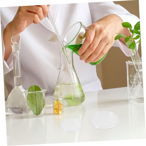 Glass Petri Dishes, High Borosilicate Glass Material, 5 Pcs with Reliable and Practical Design