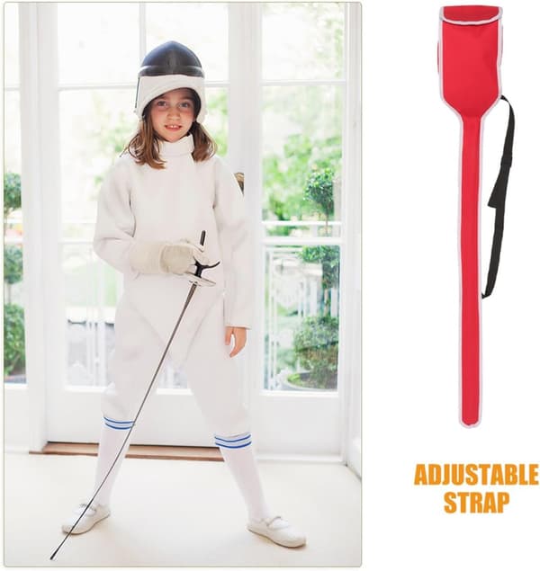 Fencing Sword Bag for Red - Oxford Cloth Sword Case with Shoulder Strap