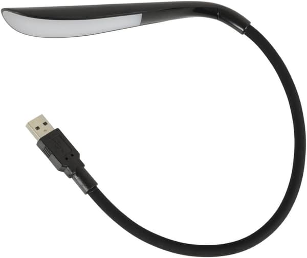 Bærbar USB LED Flexi-lampe | Svart berøringskontroll tre-trinns dimming