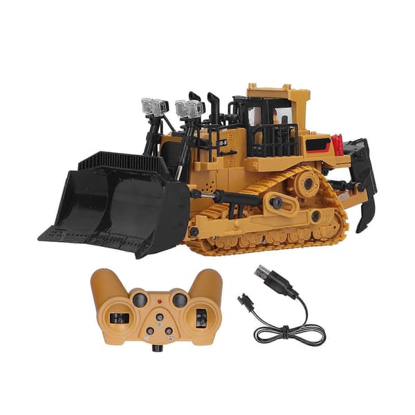 24CH Remote Control Engineering Vehicle Toy Tracked Tractor for Kids Gift