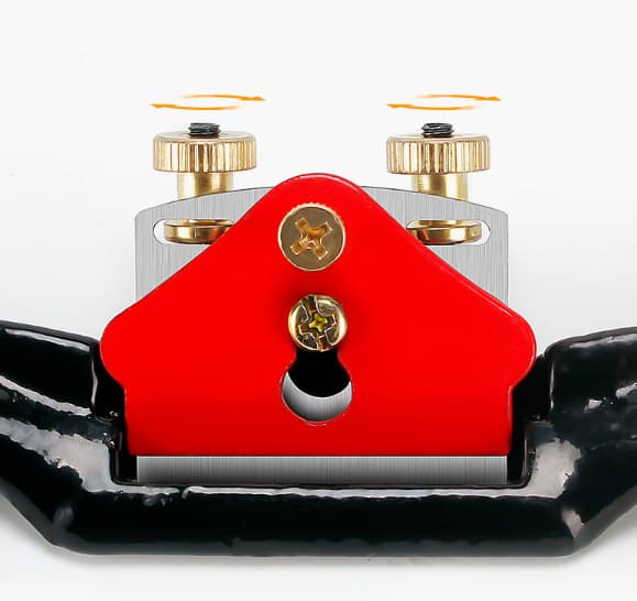 Adjustable Hand Planer for Woodworking, Wood Cutter, 210mm Adjustable Spoke Hand Planer with 4 Blades