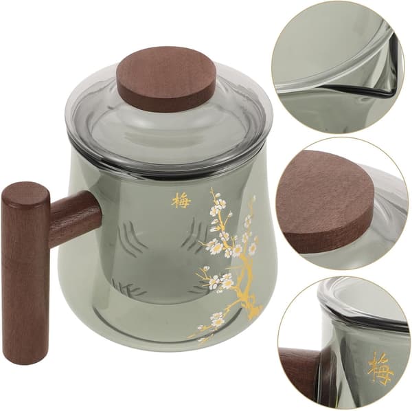 Glass Teapot and Anti-Scald Versatile Functionality
