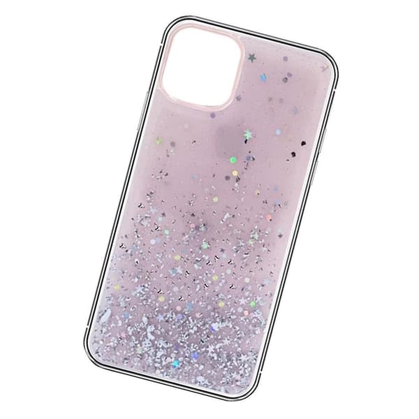 2x Lyx Bling Paljett Stjerneglitter Deksel For iPhone Rosa iPhoneXR_tfrf