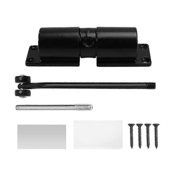 Automatic Door Closer Metal Adjustable Heavy Duty Safety Spring Silencer Convert Hinged Door Interior Exterior