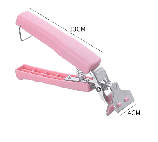 Pink Silicone Scalded Bowl Clips - Dish Tongs - Practical Kitchen Utensil for Moving Pot, Pan, Bowl