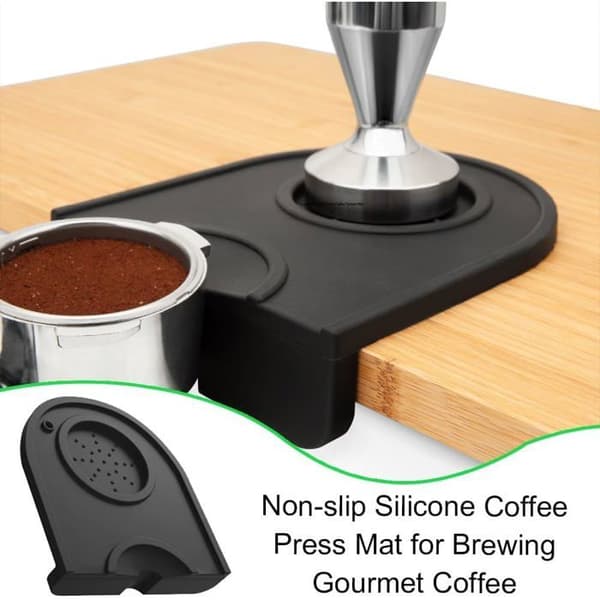Espressomåtte, 1 stk., silikone kaffemåtte til barista tilbehør, kaffemaskiner, køkkenbordplader
