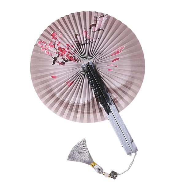 Kompakt foldbar magnetisk rund ventilator til udendørs leg, julepynt, festivaler