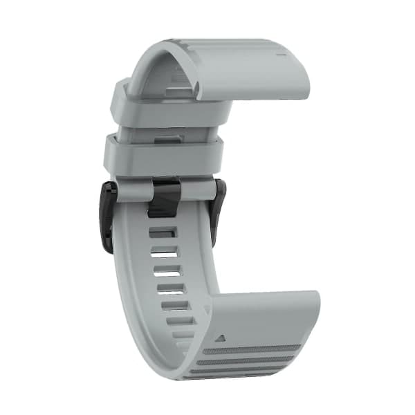 Urrem Udskiftning Blød Silikone 26mm Quick Release Urrem Kompatibel Garmin Fenix ​​6 / fenix6 Pro