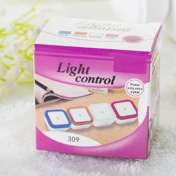 Natlampe med LED-lys, intelligent lysstyring, sengelampe, korridorlampe til soveværelse 110v?220-2759