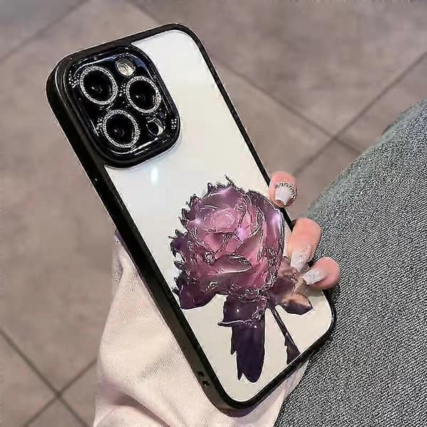 Glitter Kamera Ring Telefoncover TPU-beskyttelse Til 12 Pro Med